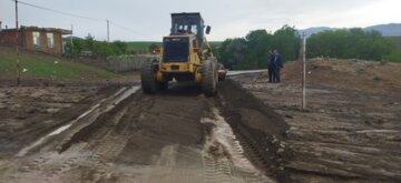 سیل در شهرستان انگوت مغان