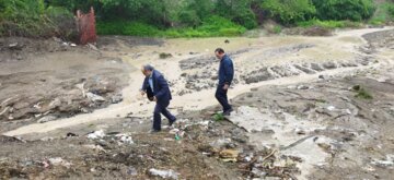 سیل در شهرستان انگوت مغان