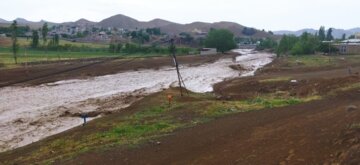 سیل در شهرستان انگوت مغان