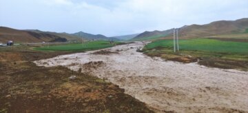 سیل در شهرستان انگوت مغان