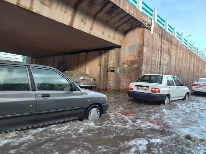 آبگرفتگی شدید معابر، شنبه تلخی را برای یزدیها رقم زد