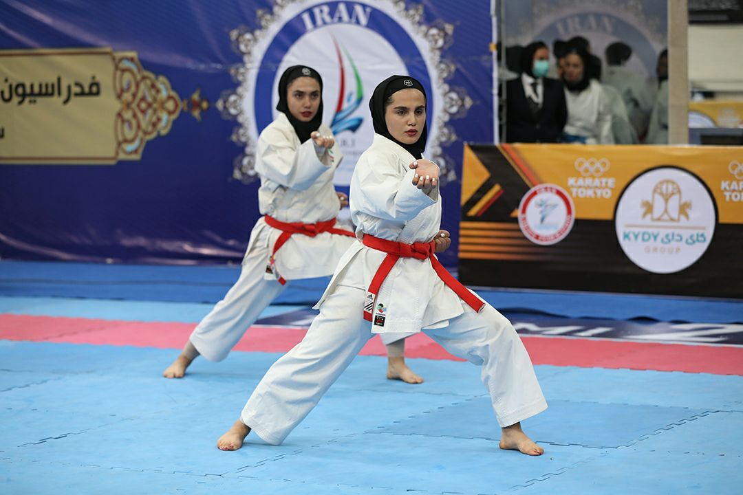 مسابقات کاراته دانشجویان دختر دانشگاه‌های کشور در قزوین آغاز شد
