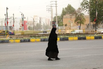 آسمان غبار آلود ایلام