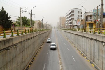 آسمان غبار آلود ایلام