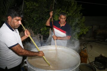 حلیم نذری در روستای سیاهو بندرعباس