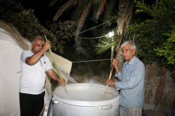 حلیم نذری در روستای سیاهو بندرعباس