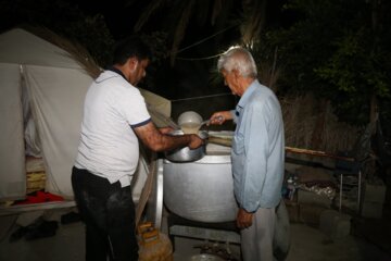 حلیم نذری در روستای سیاهو بندرعباس