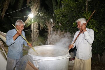 حلیم نذری در روستای سیاهو بندرعباس