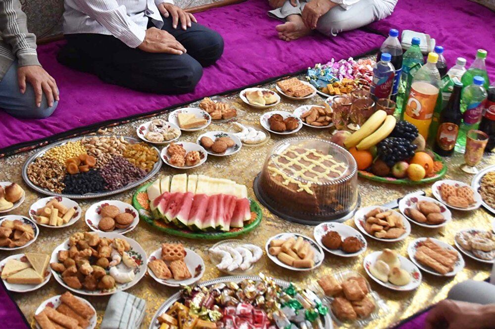 «دسترخوان» زینت بخش خانه های تاجیک در عید فطر
