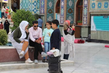 محفل مهمانان صالح بن الکاظم (ع) از جای‌جای ایران