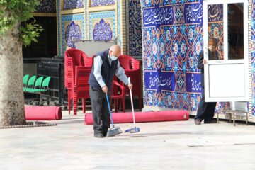 محفل مهمانان صالح بن الکاظم (ع) از جای‌جای ایران