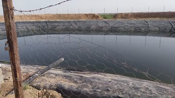طرح استخر ذخیره آب کشاورزی در فاروج خراسان‌شمالی به بهره‌برداری رسید 