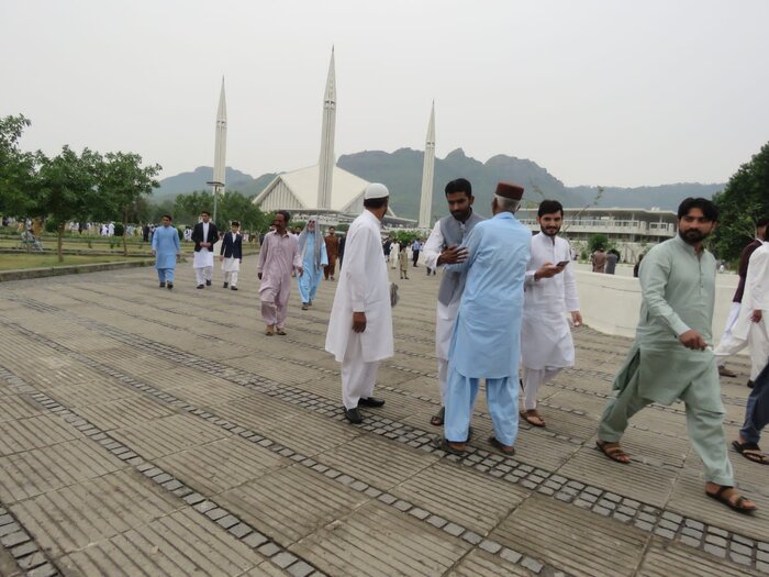 گزارش تصویری از نماز عید فطر در پاکستان‎