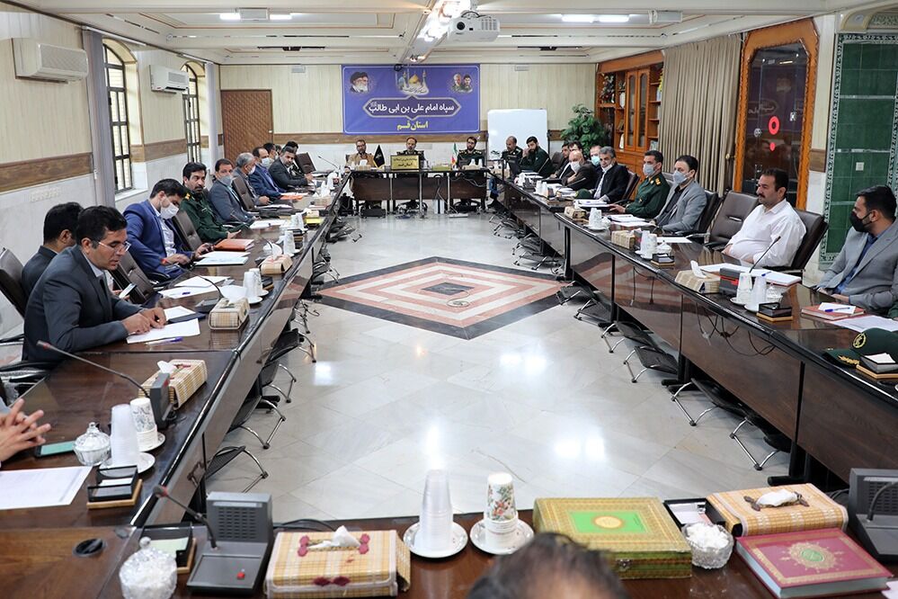 کارگروه رفع موانع اشتغال سربازان وظیفه سپاه قم برگزار شد کارگروه رفع موانع اشتغال سربازان وظیفه سپاه قم برگزار شد