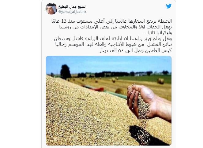 پیامدهای جنگ اوکراین در عراق/ دندان طمع سوداگران عراقی بر آرد ایران