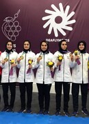 El equipo femenino iraní de Kumite gana la medalla de oro en los Juegos Olímpicos para Sordos en Brasil