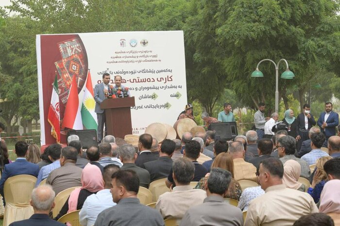 اولین نمایشگاه بین‌المللی بازرگانی- صنایع دستی در حلبچه عراق گشایش یافت