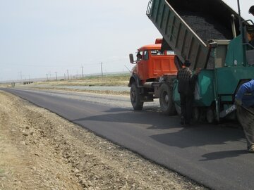 آسفالت ریزی روستای آلی کندی بخش قشلاق دشت بیله سوار