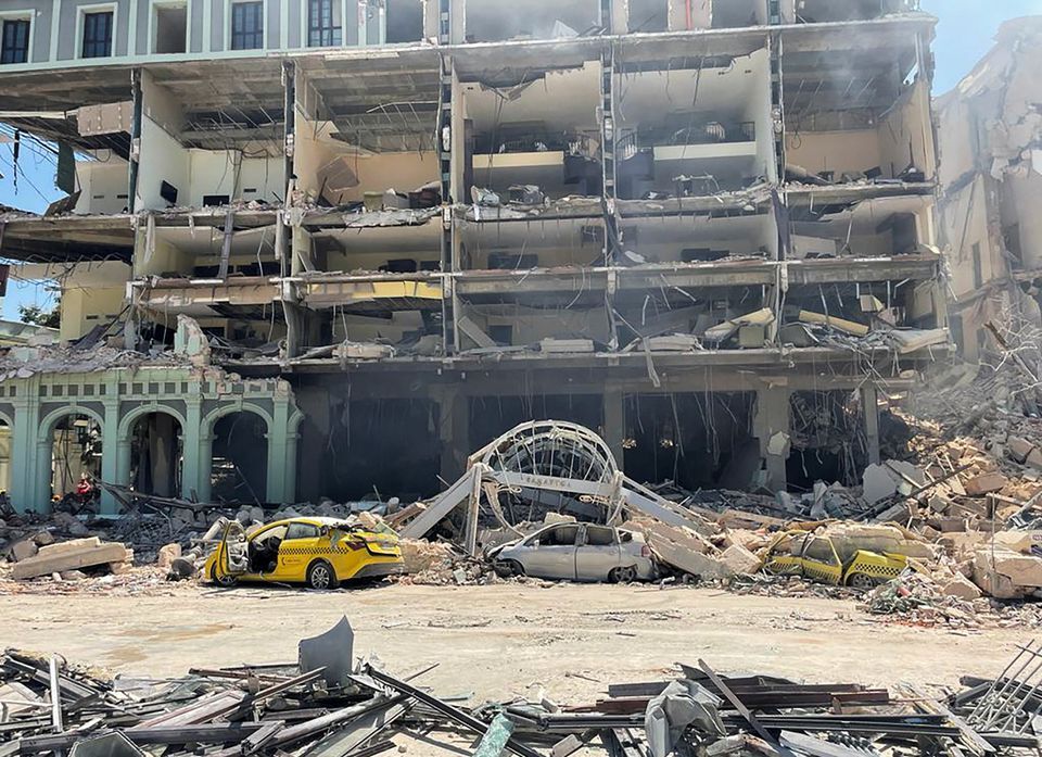 ۸ کشته و ۲۵ مجروح بر اثر انفجار هتلی در کوبا 