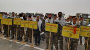 رزمایش جهادگران فاطمی استان سمنان در شاهرود