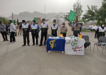 برگزاری رزمایش جهادگران فاطمی در خرم‌آباد