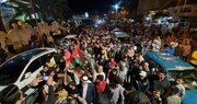 فلسطینی مزاحمتی رہنماؤں کی حمایت میں سڑکوں پر نکل آئے