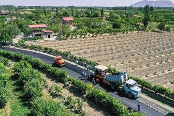 آسفالت راه روستایی آذربایجان‌غربی