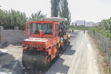 آسفالت راه روستایی آذربایجان‌غربی