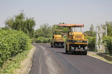 آسفالت راه روستایی آذربایجان‌غربی