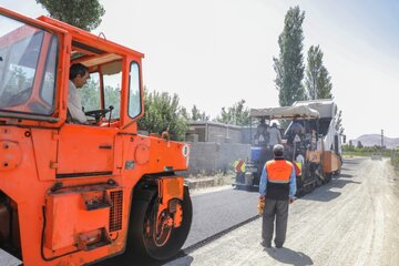 آسفالت راه روستایی آذربایجان‌غربی