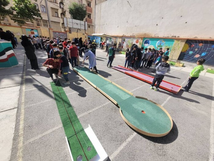 طرح جامع استعدادیابی مینی گلف در مدارس کرمانشاه آغاز شد