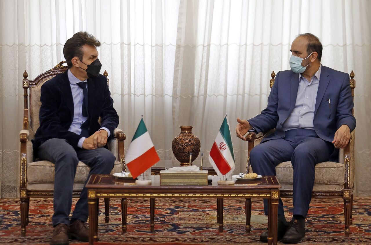 Italian ambassador hails deep relations with Iran