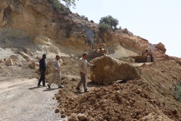 مرمت ایلراه منار توسط گروه جهادی شهید سید حمید تقوی فر
