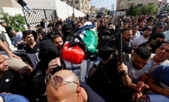 پیکر «شیرین ابوعاقله» خبرنگار الجزیره در کرانه باختری تشییع شد