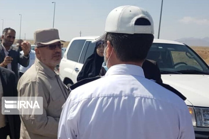 بازدید استاندار از طرحهای راهداری قم