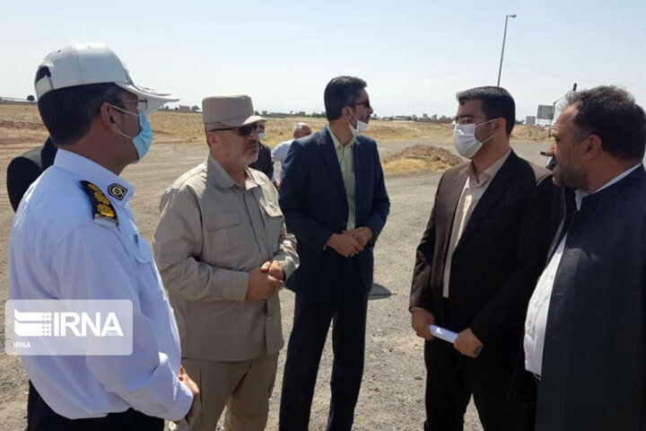 بازدید استاندار از طرحهای راهداری قم