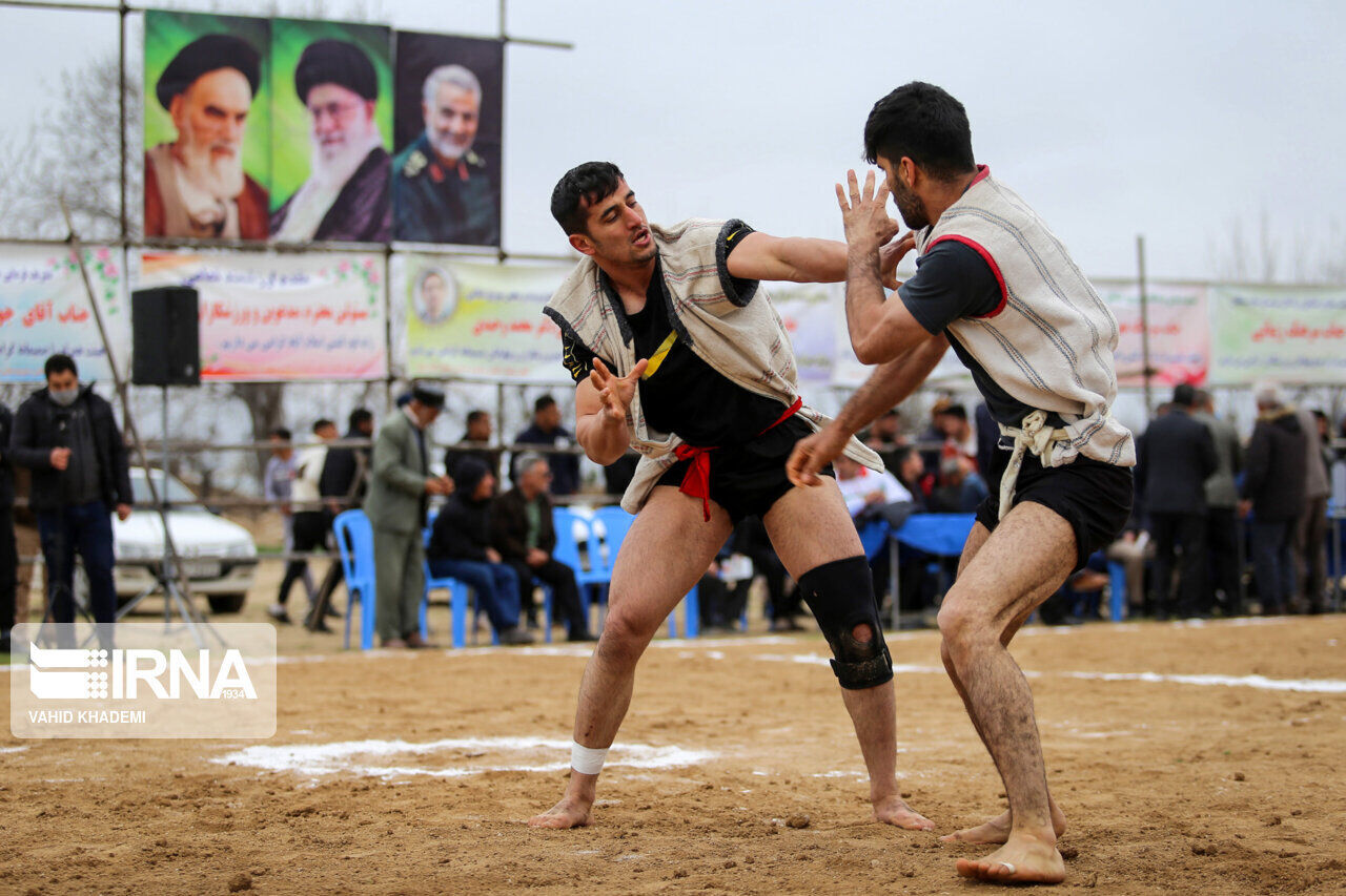 بارندگی بار دیگر کشتی باچوخه فاروج خراسان شمالی را لغو کرد