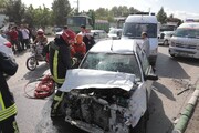 سانحه رانندگی در ورودی مشهد یک کشته برجا گذاشت 