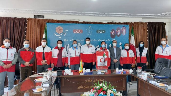 فرماندار ملایر: نیازمند شکلگیری شبکه داوطلبان حرفهای جمعیت هلال احمر هستیم