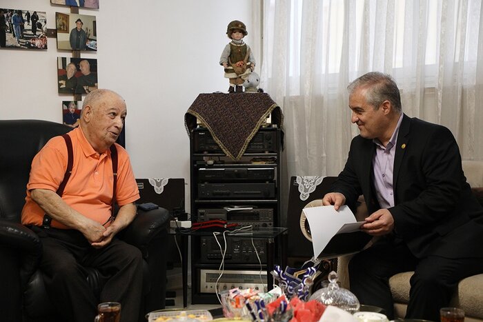 دیدار با هنرمندان پیشکسوت مازندران / آخرین بازمانده نقاشی قهوهخانهای 2