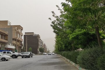 توده گرد و غبار شهرستان بانه