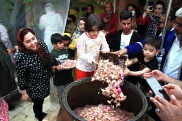 مراسم گلاب گیری در سمنان