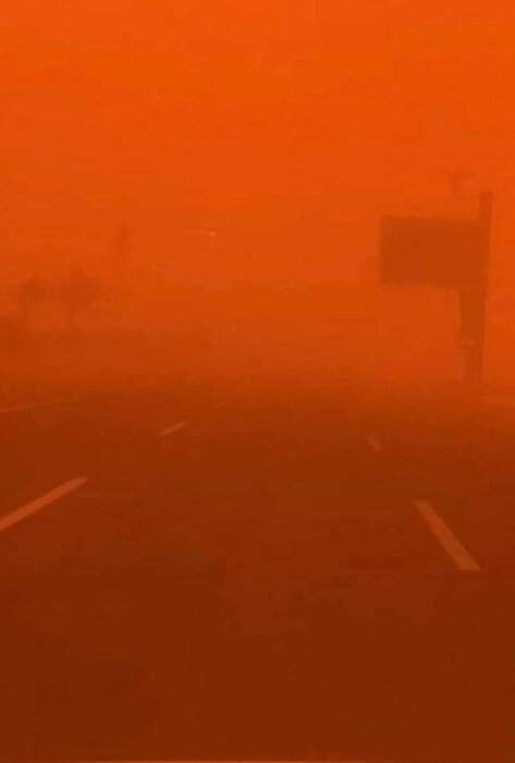 توفان گرد و غبار عراق را درنوردید