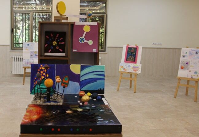 جشنواره نقاشی نجومی در دانشگاه محقق اردبیلی برگزار شد