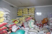 ۴٠ تن برنج با بسته بندی تقلبی در مشهد کشف شد