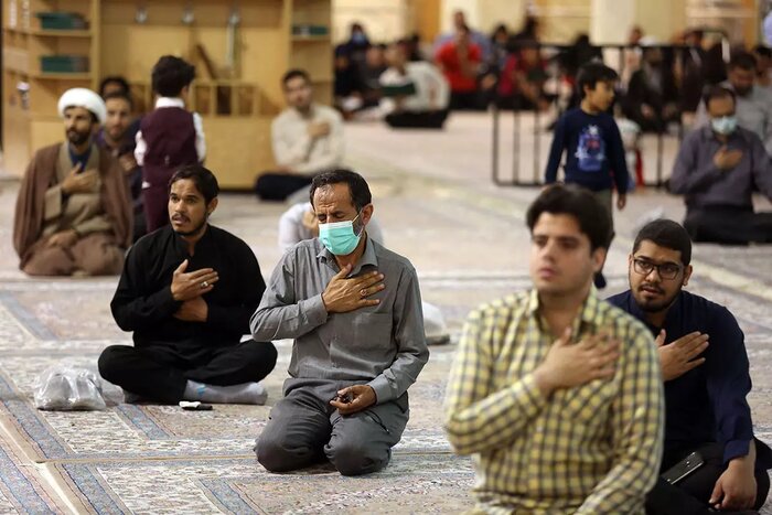 مراسم شهادت حضرت حمزه(ع) و عبدالعظیم حسنی(ع) در قم برگزار شد