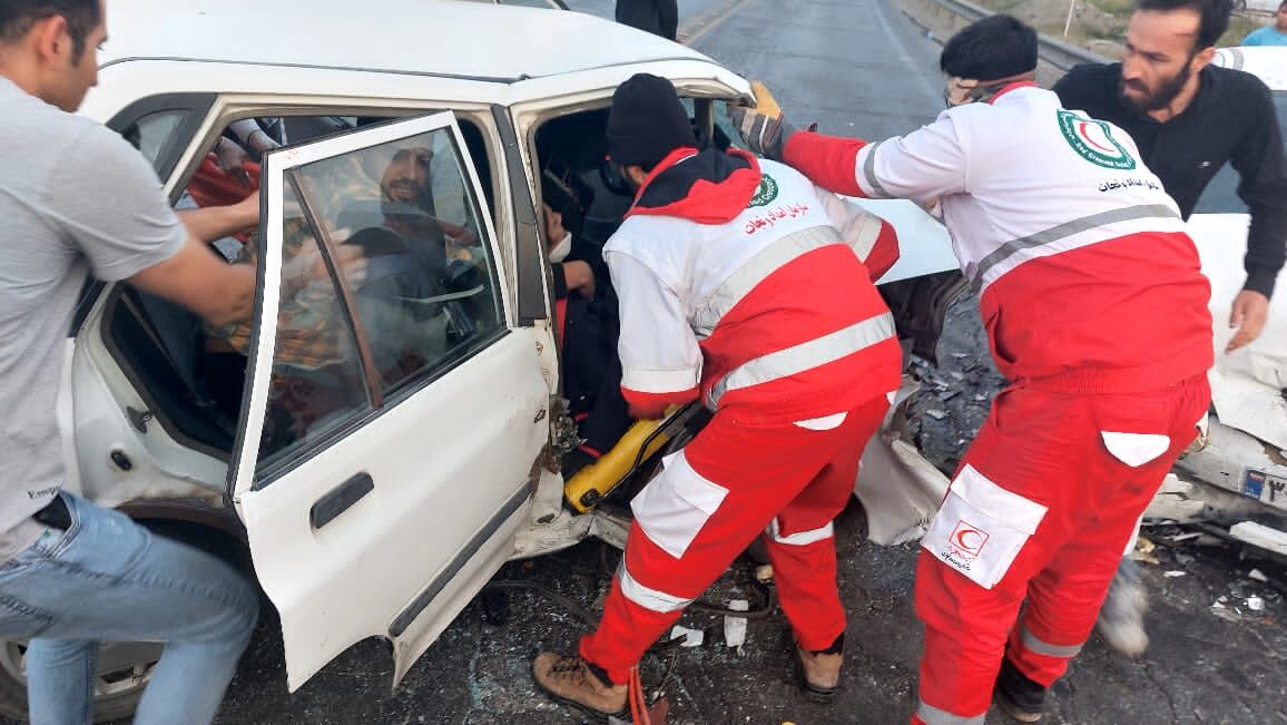 حادثه رانندگی در جاده بروجرد - اراک هشت مصدوم بر جا گذاشت