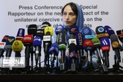 Relatora de ONU: Las sanciones impuestas contra Irán suponen la violación de DDHH