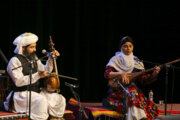 4th night of nat'l folklore music festival in Shiraz