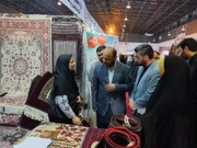 معاون وزیر کار از نمایشگاه بانوان کارآفرین کشور در مشهد بازدید کرد